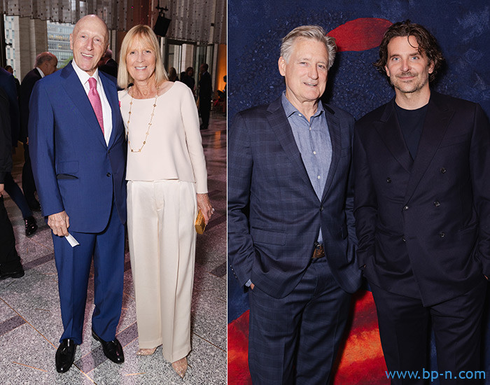 Actor Bill Pullman and New York Philharmonic Board Member, actor, and filmmaker Bradley Cooper.