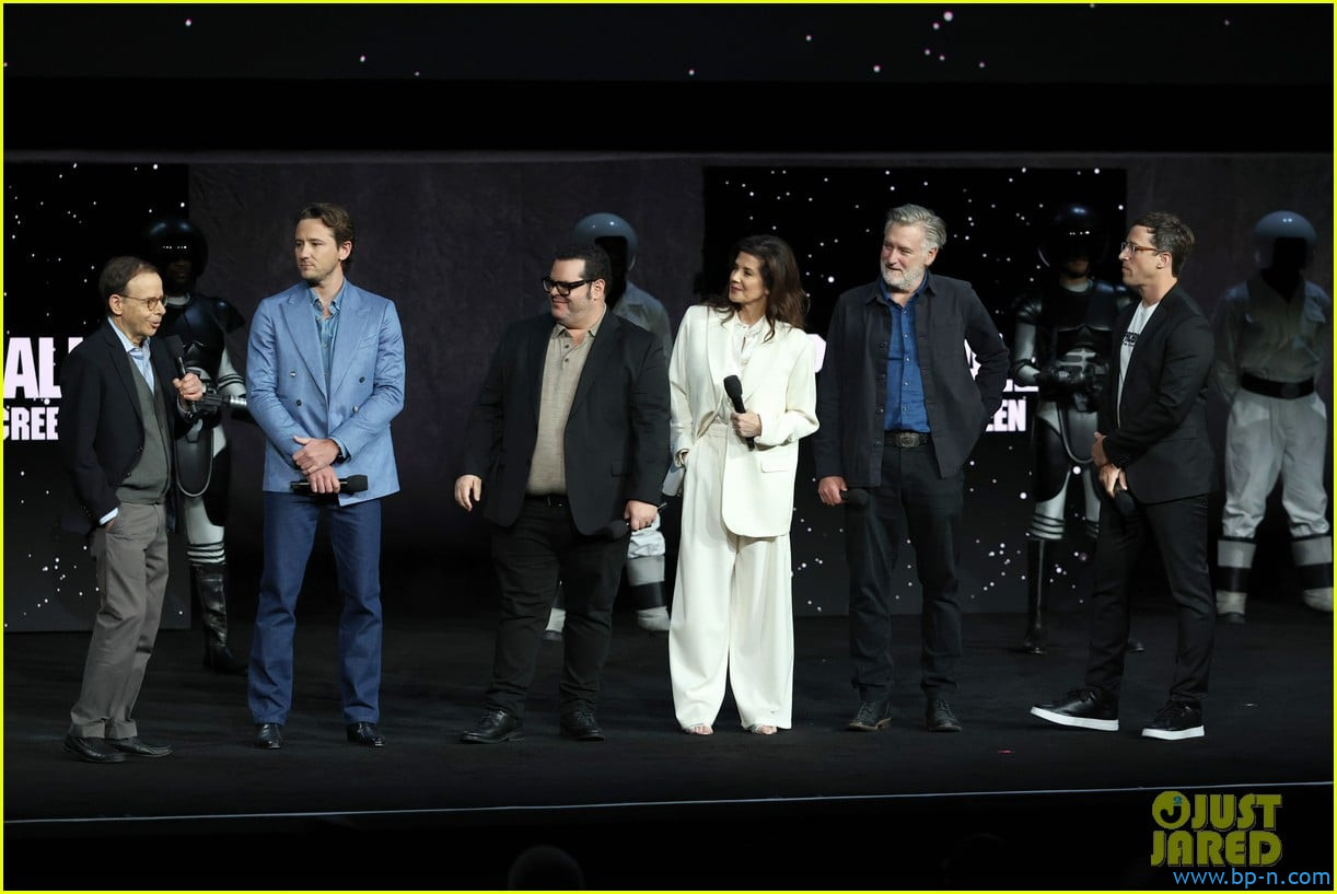 About Photo #5309451: The cast of Spaceballs is together again! Rick Moranis, Bill Pullman, and Daphne Zuniga attended CinemaCon 2026 to promote the highly-anticipated sequel to their…